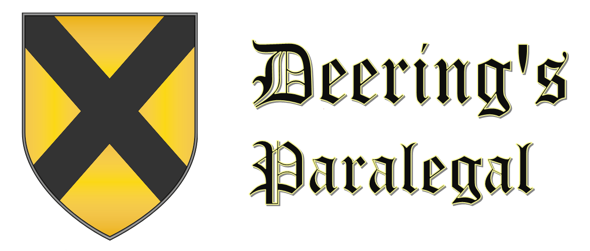 Deering's Paralegal Criminal Defense
