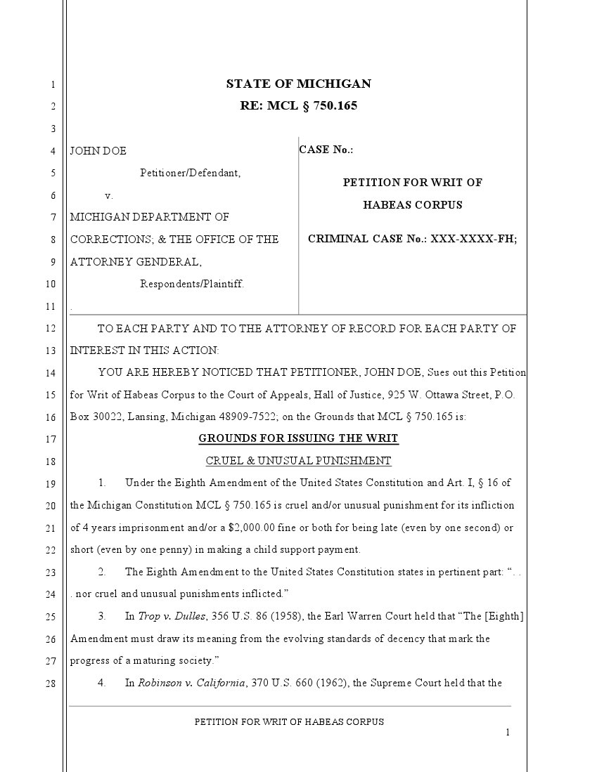 Cruel & Unusual Punishment Defense