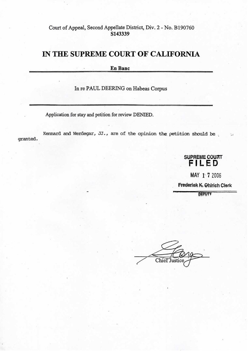 California Supreme Court Ruling